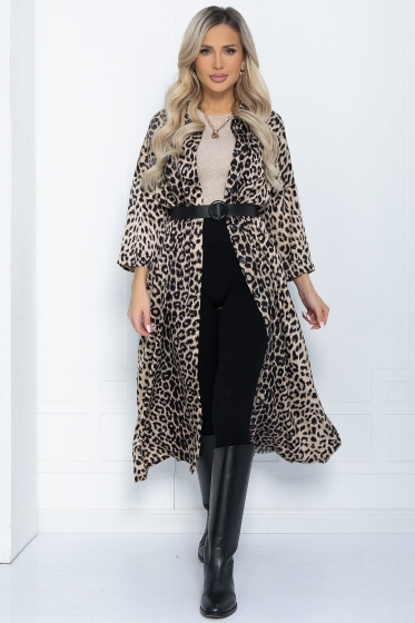 Платье "Сьюзан" (лео/беж) П10530