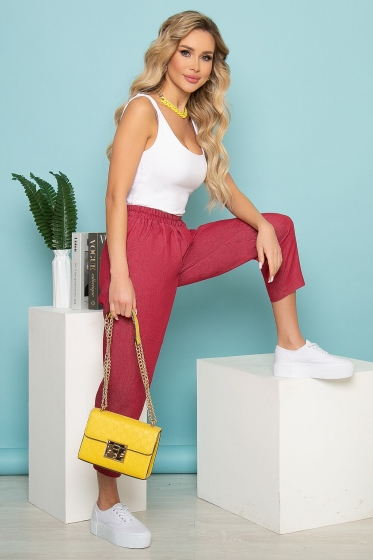 Брюки "Монте-Карло" (малиновый сорбет) Б3319