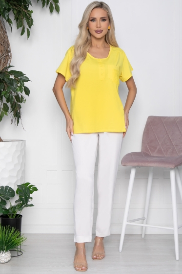 Блуза Рената (желтая) Б10663
