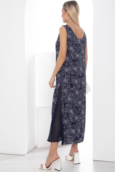 Сарафан "Новый сезон" (темно-синий) П9086