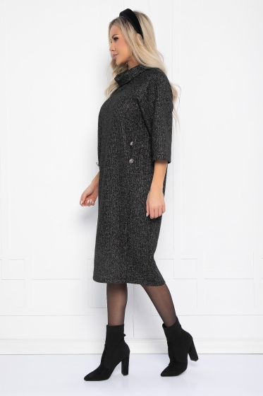 Платье Конфетти (черное) П12635-18