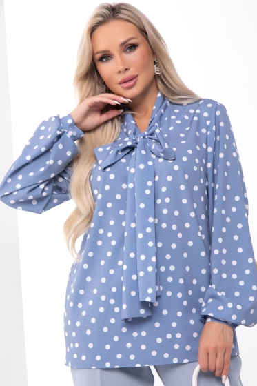 Блуза "Эстелла" (голубая) Б7450