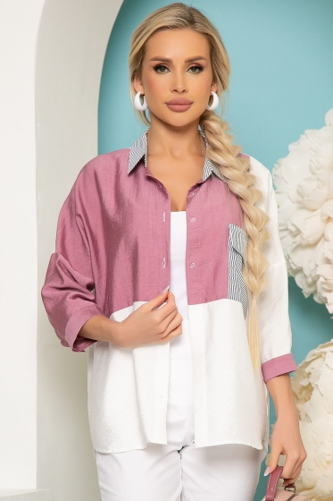 Блуза "Венеция" (пыльная роза) Б3789