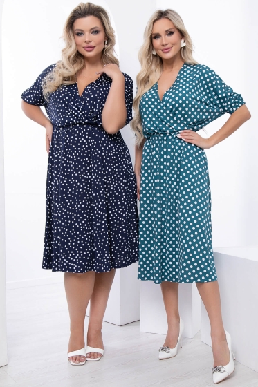 Платье "Беверли" (изумруд) П7037