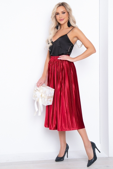 Юбка "Подиум" (рубин) Ю2912