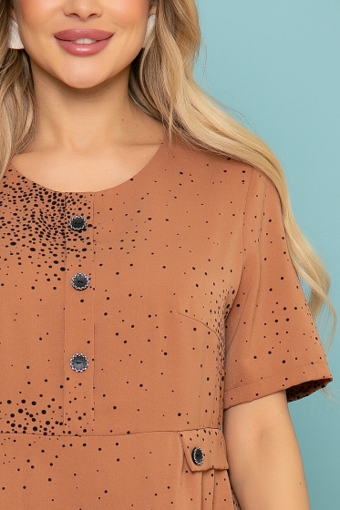 Платье "Мелани" (капучино) П3400