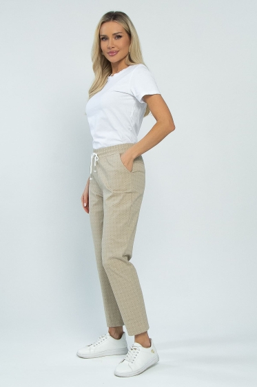Брюки Мэйзи (бежевые) Б13422-8М