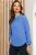 Блуза "Нита" (блю) Б4438 Блуза "Нита" (блю) Б4438