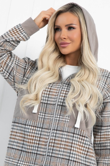 Рубашка Больше чем стиль (бежевая) Б12794М