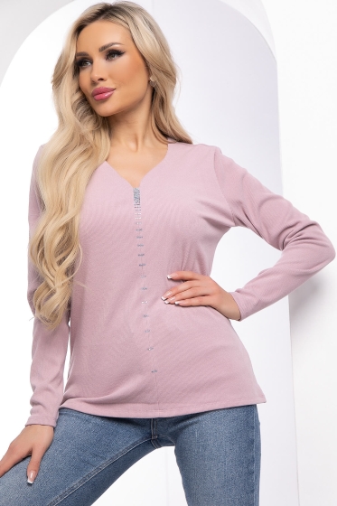 Джемпер "Прикосновение нежности" (пудра) Б8306