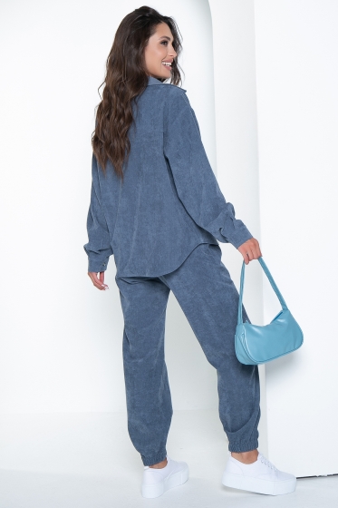 Рубашка "На пульсе моды" (джинс) Б2668