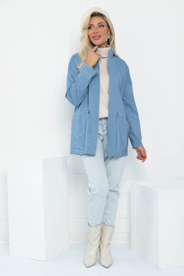 Жакет Эсми (голубой меланж) Б12989-44М
