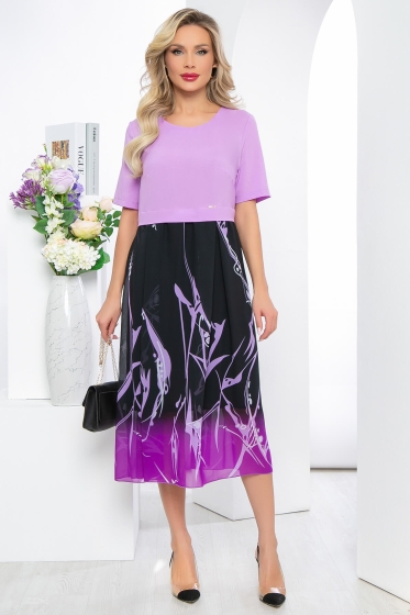 Платье "Кэри" (сирень) П5408