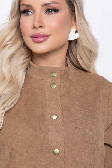 Платье "Муза" П7218 (кэмэл)