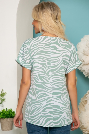 Блуза "Амади"(мята) Б3878