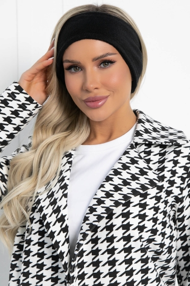 Повязка на голову Лейла (черная) ПП18