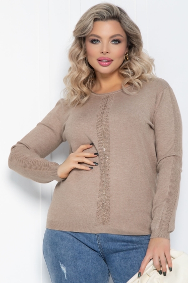 Джемпер Зимний вечер (темно-бежевый) Б12411-20