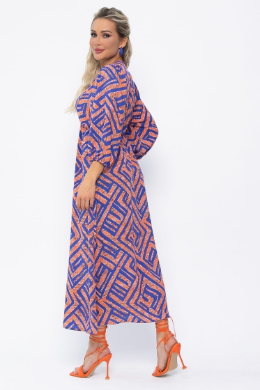 Платье Неповторимая (апельсин) П13643-33М