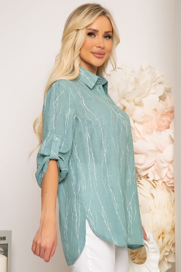 Блуза "Маргарет" (мята) Б3841