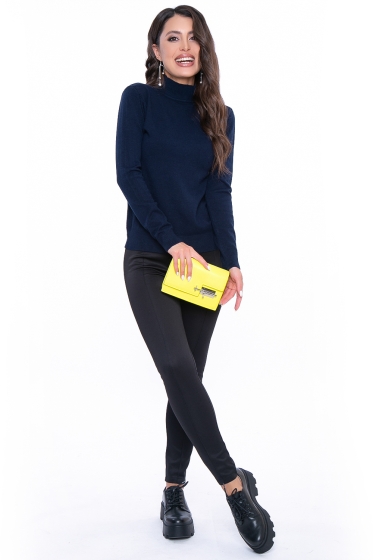 Водолазка "Осенняя история" (синяя) Б2779