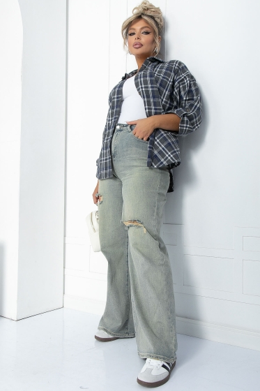 Рубашка Золушка НЬЮ (темно-серая) Б11865