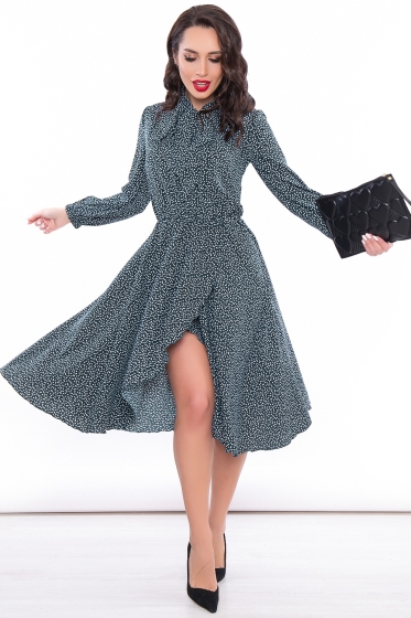 Платье "Мисс Настроение" (грин) П3221