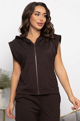 Жилет Хэрис (горький шоколад) Б14141-25М