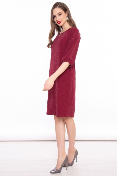 Платье "Венецианская ночь" (гранат) П3041