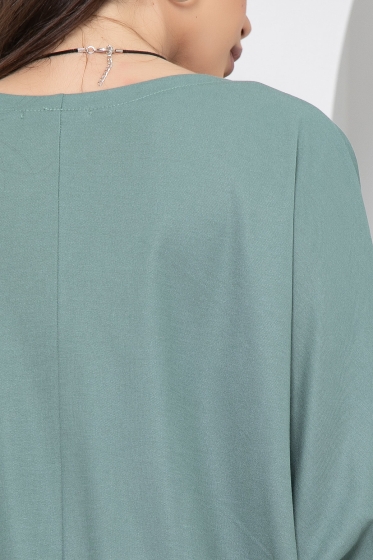 Платье кокон (нефрит) П6720