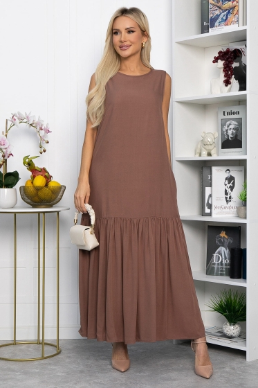 Платье Городской романс (кофе с молоком) П13900-21М