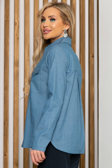 Рубашка "Дарья" (джинс) Б4463