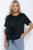 Блуза Риана (черная) Б12483-5 Блуза Риана (черная) Б12483-5