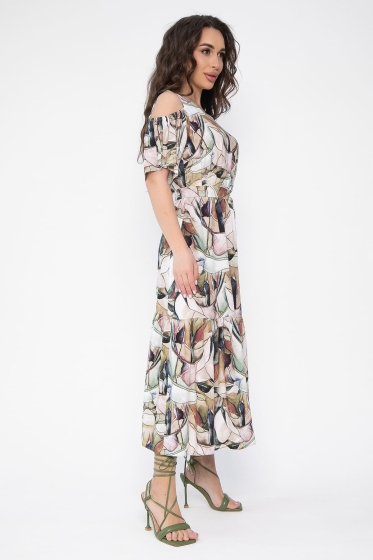 Платье Марианна (бежевое) П13594-5М