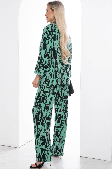 Костюм "Лия" (бирюза) К8841