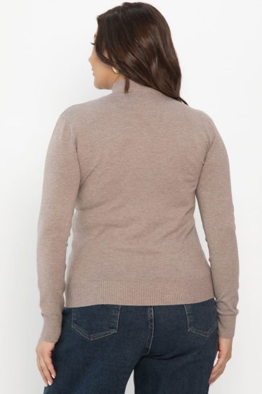 Водолазка Осенняя история (темно-бежевая) Б14569-20М