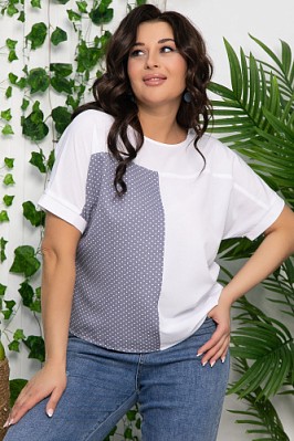 Блуза Алисия (белая) Б13500-25М