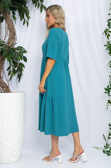 Платье Воздушный поцелуй (морская волна) П13092-18М