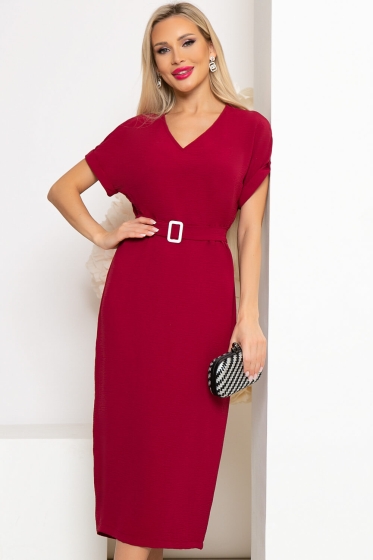Платье "Герда" (бордо) П3953