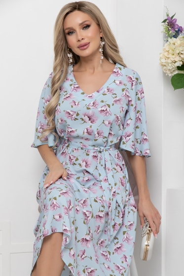 Платье "Натали" (голубое) П5856