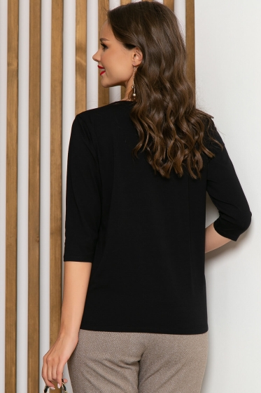 Лонгслив "Мисти" (блэк) Б4534