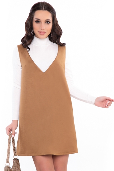 Сарафан "Твое решение" (кэмел) П3189