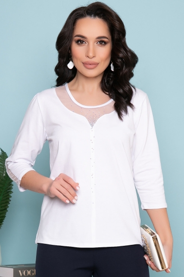 Блуза "Лунный свет" (вайт) Б3477