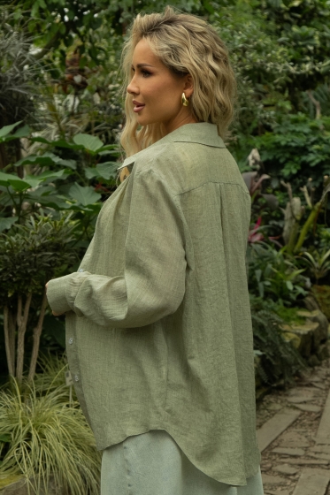 Рубашка Воздушное настроение (хаки) Б13485-7М