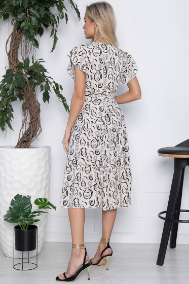 Платье Каролайн (бежевое) П10764