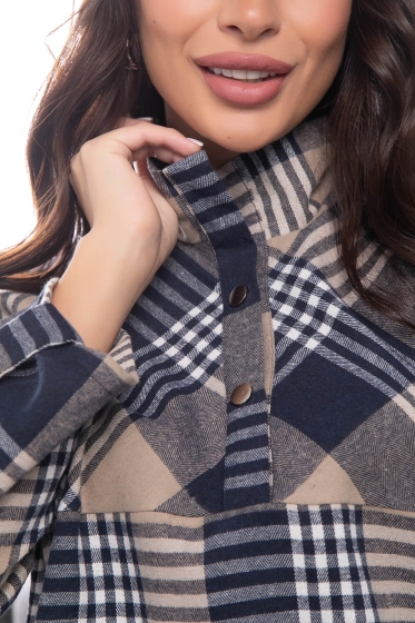 Рубашка "Капитолина" (бежевый) Б7517