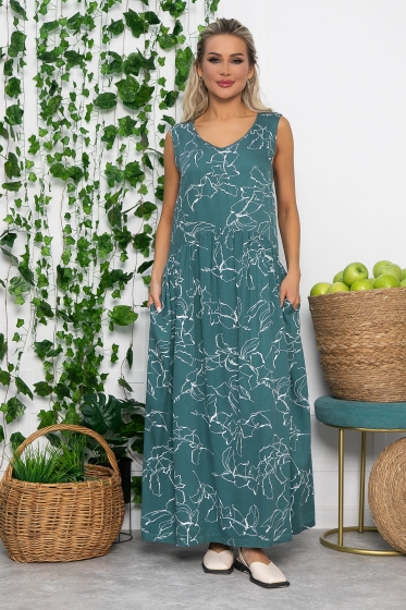 Сарафан Нерея (изумруд) П13570-1М