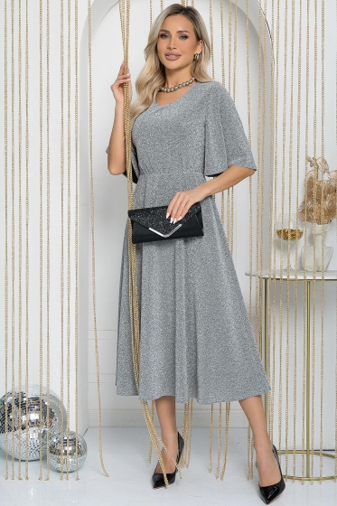 Платье вечернее Ирина (серебро) П14704-9М