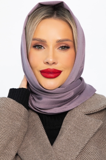 Косынка с отворотом (лиловая) КО20-23М
