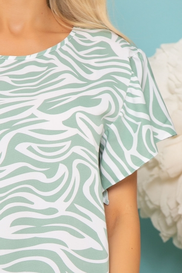 Платье "Фантазия" (мята) П3881