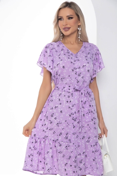 Платье Энжел сиреневое П10133